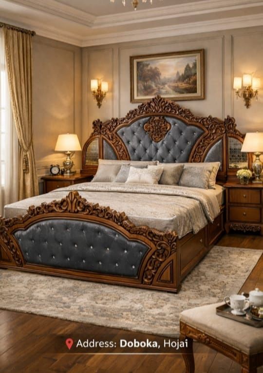 Buy Premium Royal Teakwood  Bed – Premium Teak Furniture by Modern Home Furnishings
